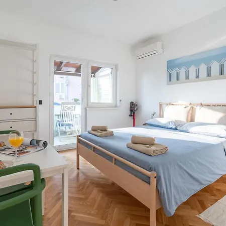 New! D31 Studio W2 Bikes, Sunny Terrace & Parking Rovinj Exterior foto